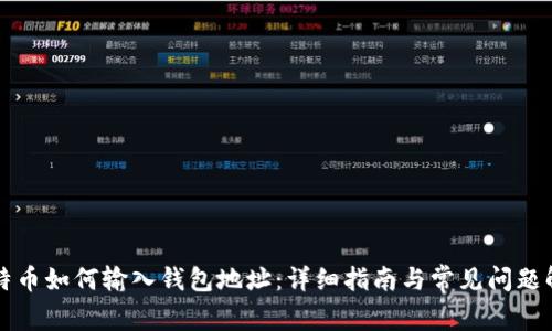 比特币如何输入钱包地址:详细指南与常见问题解析