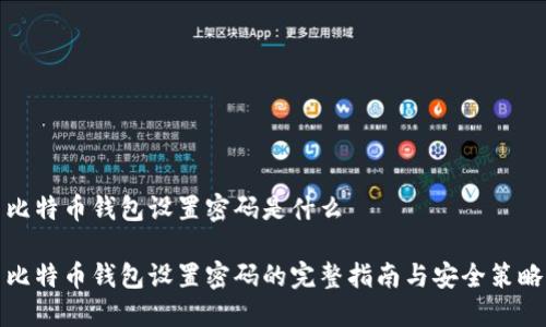 比特币钱包设置密码是什么
比特币钱包设置密码的完整指南与安全策略