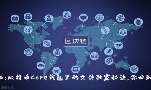 专家揭秘：比特币Core钱包里的文件独家秘诀，你必知的秘密！