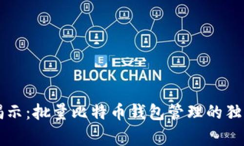 专家揭示：批量比特币钱包管理的独家秘诀